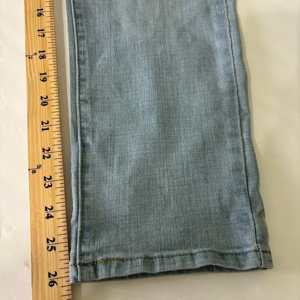 Levi's Boyfriend Jeans Women's Size 31 Mid Rise Relaxed Tapered Stretch Denim